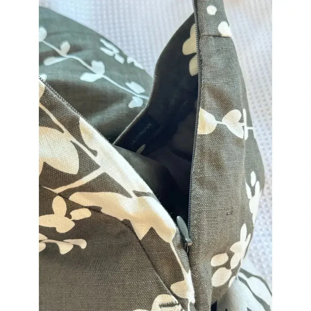 Michael Kors Linen Pencil Skirt Green and White Midi SKirt Career Work SIZE 12 - Image 8