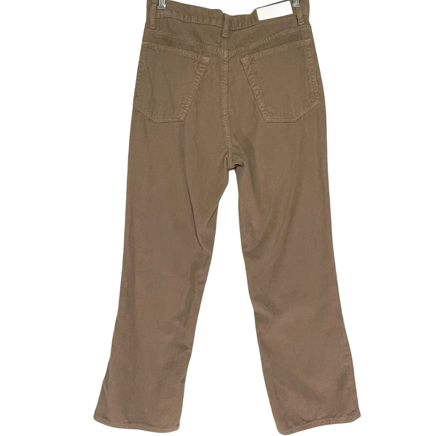 RE/DONE Women’s Tan Cord Straight Leg Jean size 28 - Image 6