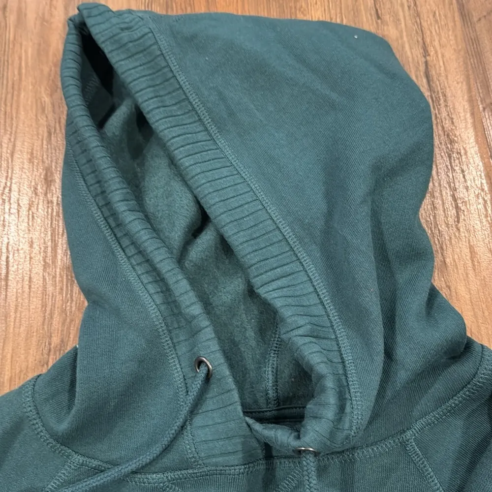 SO Green Knit Pullover Hoodie Sweater - Image 4