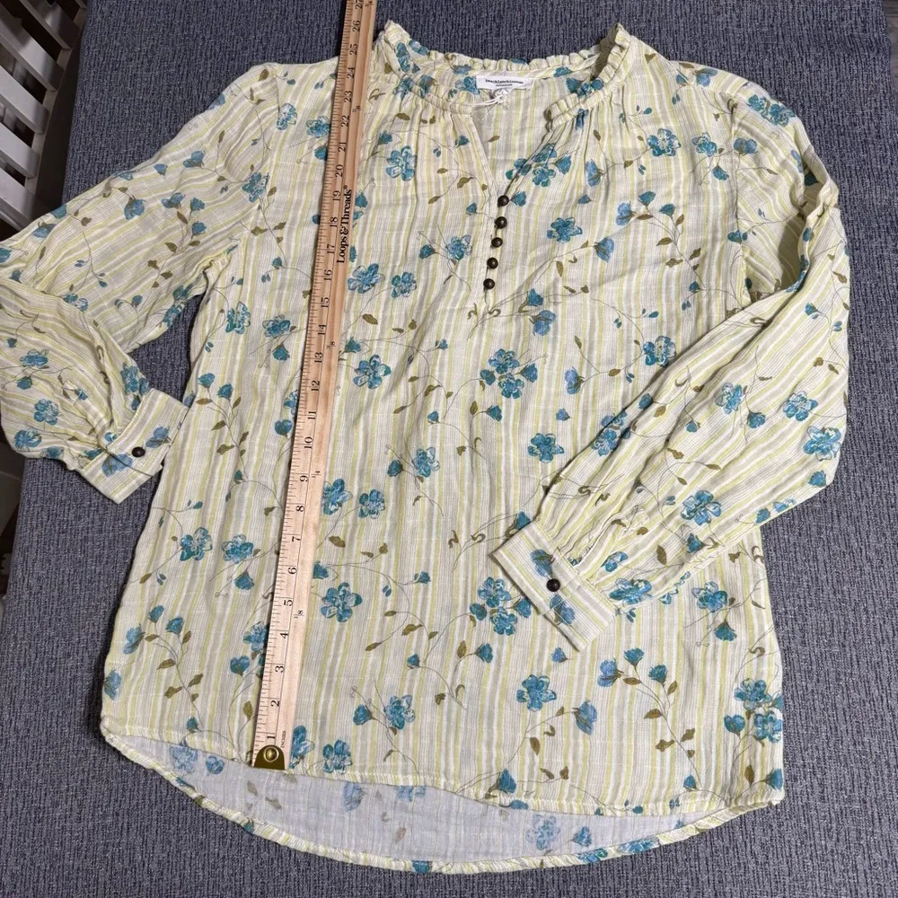 Beach Lunch Lounge Women’s Yellow Floral Top - Image 14