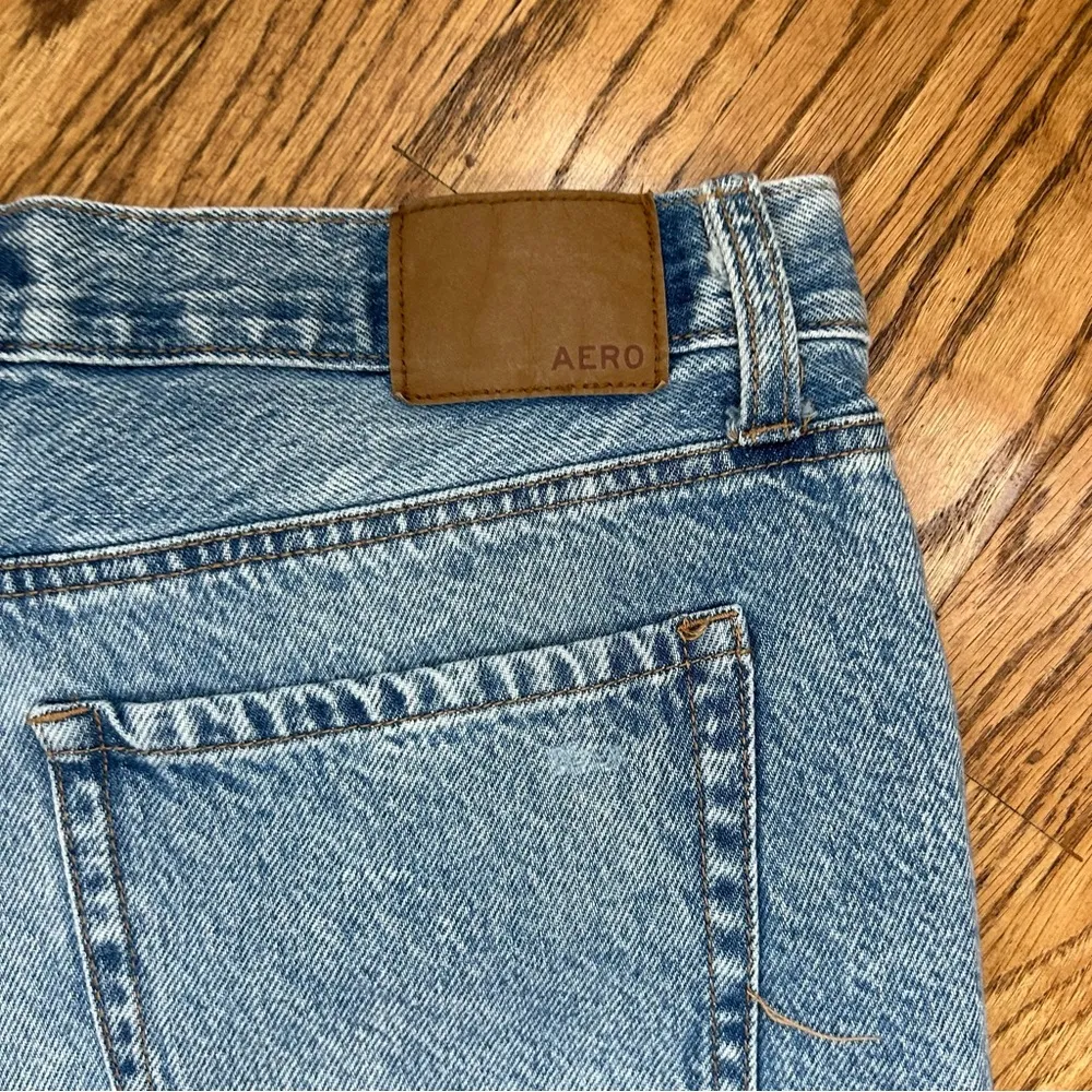 Aeropostal | Vintage High Rise Shorty Cherry Floral Cut Off Shorts Denim Size 14 - Image 7