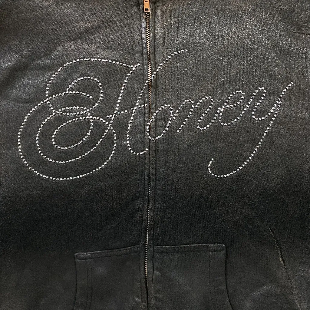 Troye Sivan Honey Mineral Wash Zip-Up Hoodie Size Small - Image 2