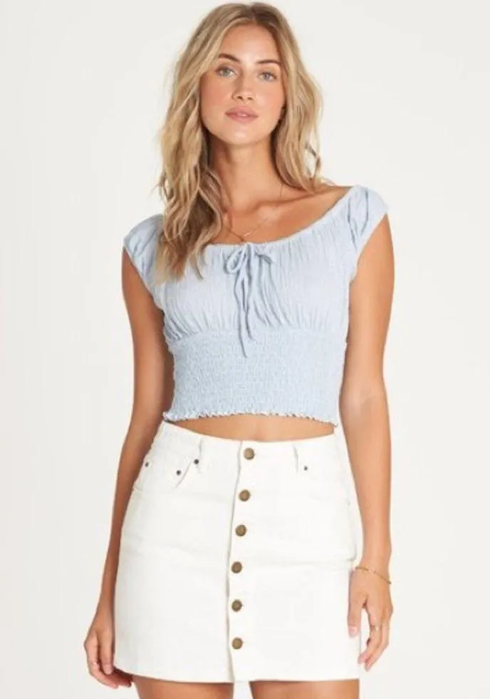 Good Life Denim Skirt White / Size 26 - Image 2