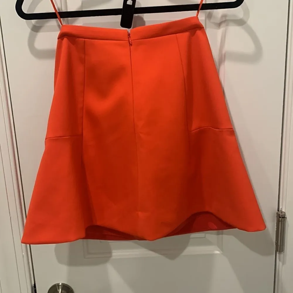 J crew bright orange skirt - Image 6