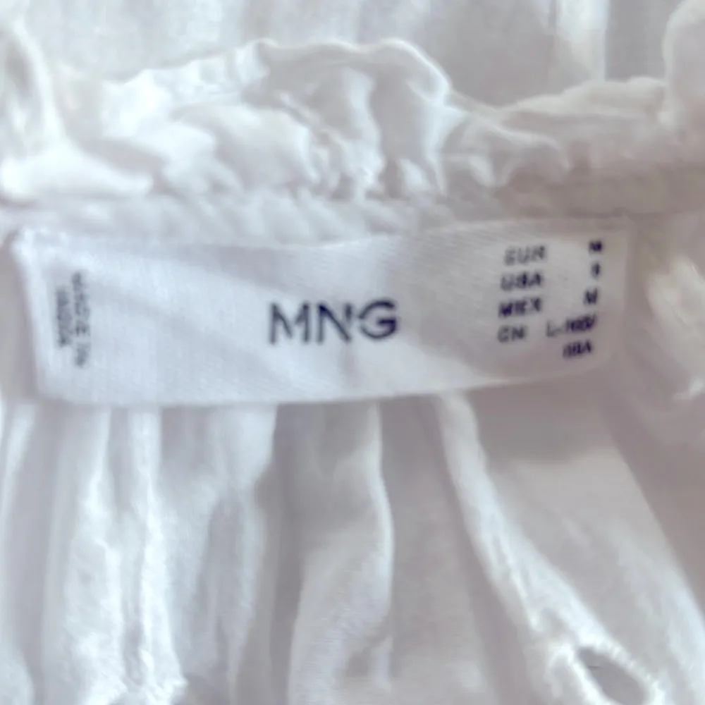 MANGO Open Work Detailed  Eyelet Dress White Size M - Image 12