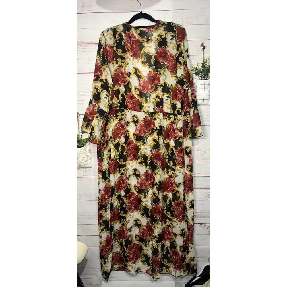 Caren Sport Maxi Kimono | 3X Black - Image 4