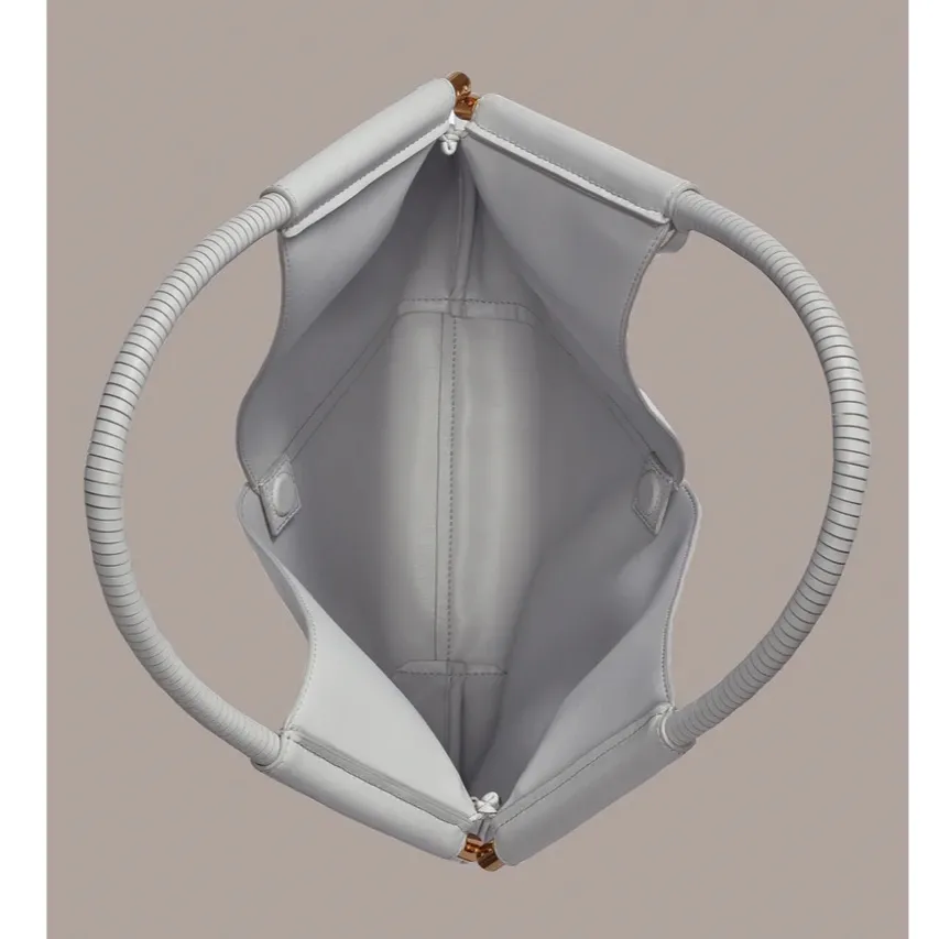 Donna Karan Baldwin Shoulder Bag with Pouch and Leather Wrapped Handles - Image 3