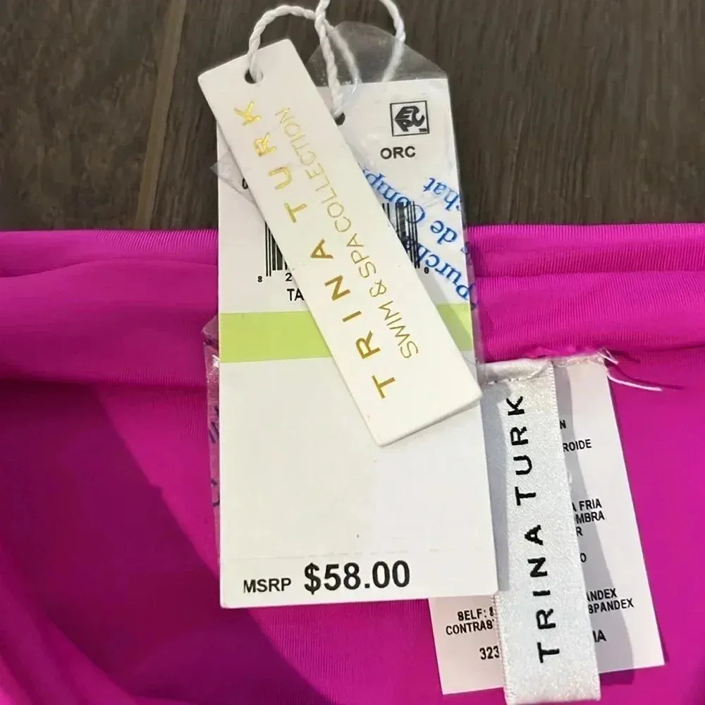 Trina Turk  Pink bikini bottoms size 4 - Image 5