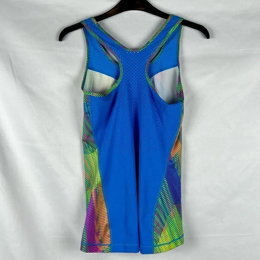 Nike Pro Dri-Fit Neon Mesh Active Wear Tank Top Small - Image 4