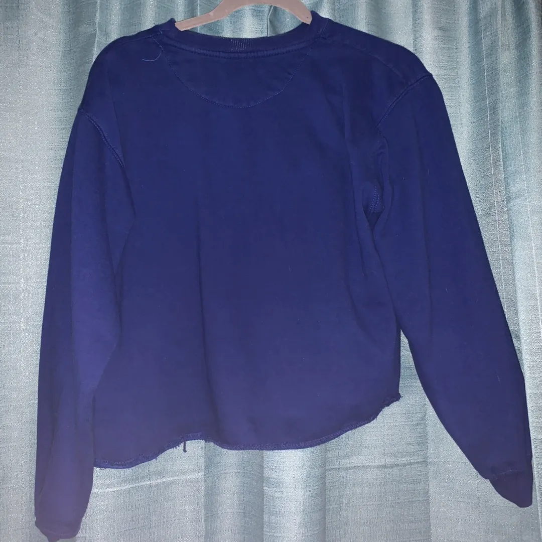 Florida Crewneck Crop Size Small Blue - Image 2