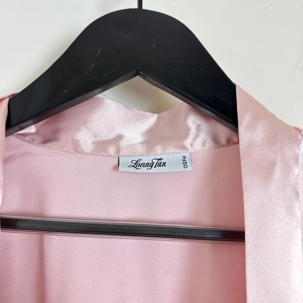 LOVING TAN Deluxe Robe in Pink Size OSFM - Image 5
