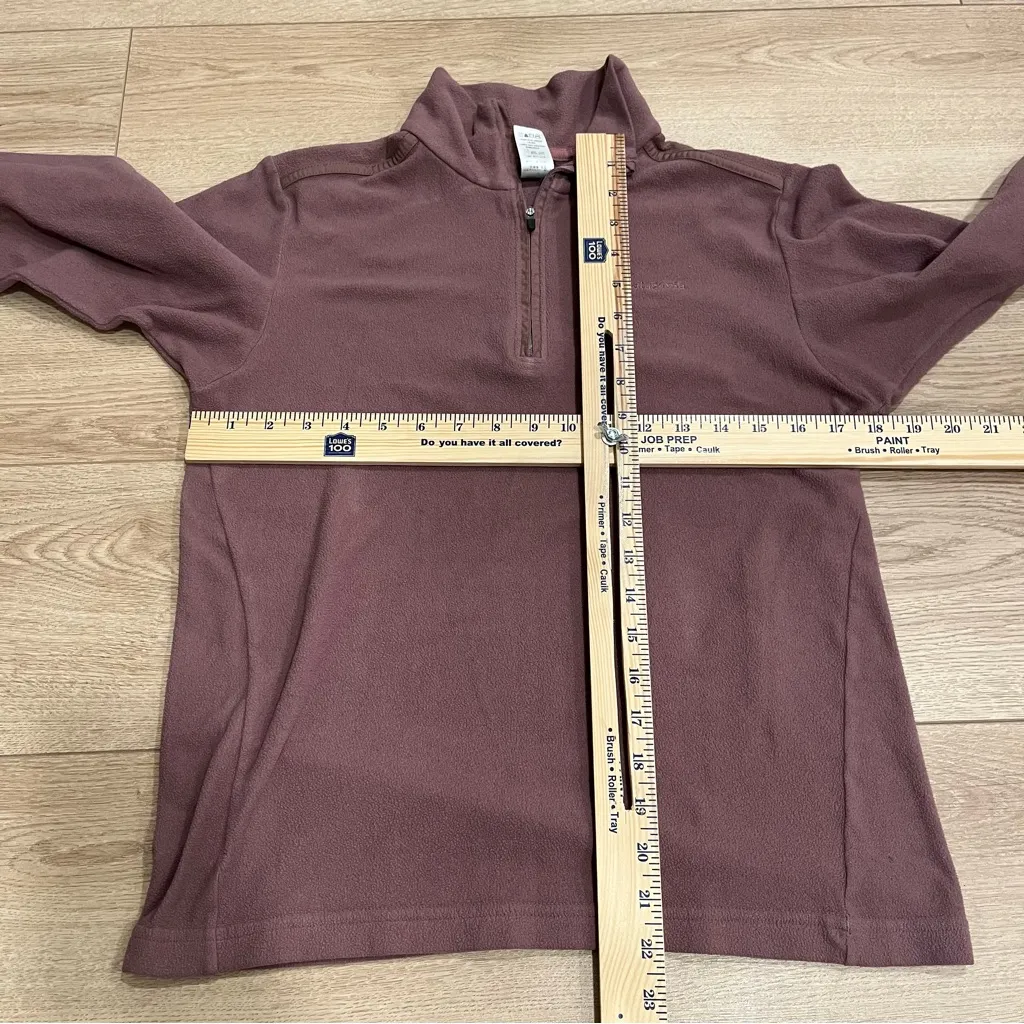 Patagonia Women’s Purple Fleece Quarter Zip Size S - Image 5