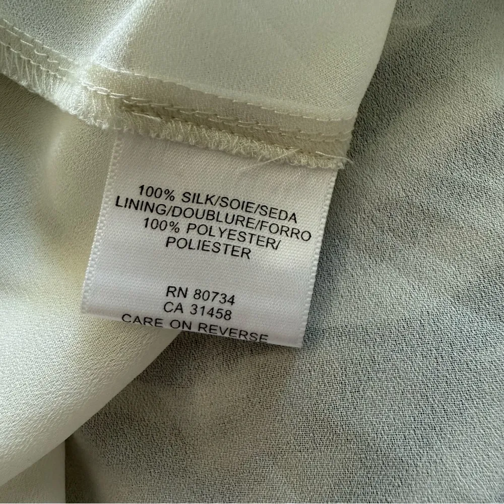 BCBGMAXAZRIA Silk Chiffon Halter Size 4 EUC - Image 6