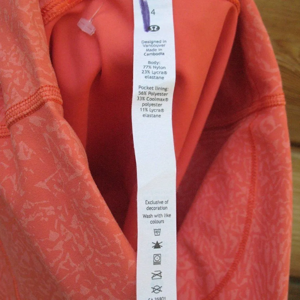 NWOT Lululemon Wunder Train High Rise Shorts 8” Crunch Warm Coral - Image 9