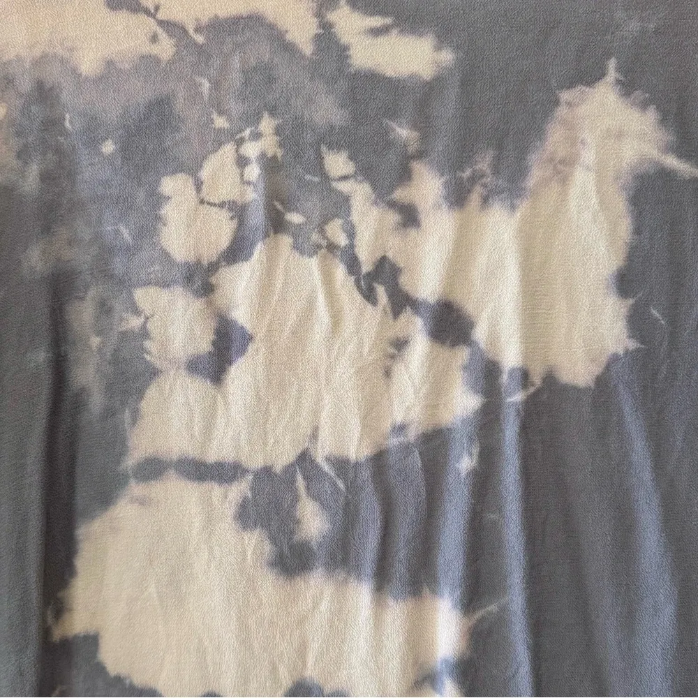 SURF GYPSY Cloudy Tie-Dye (Bleach Dyed) Open Front Resort Cover-Up Duster, sz. S - Image 9