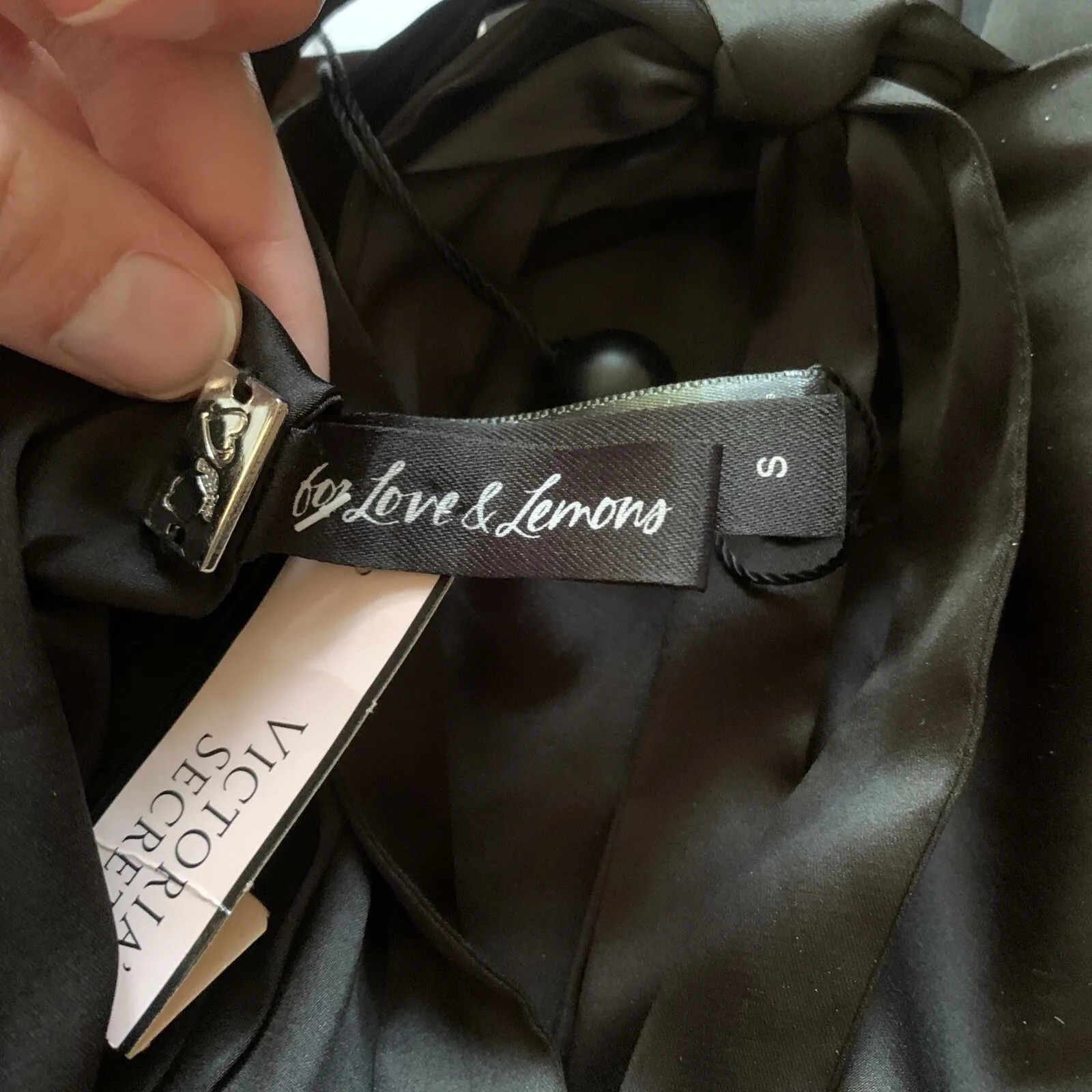 For Love & Lemons Small Bodysuit Black Victoria's Secret NWT MINT SEXY PANTIES - Image 8