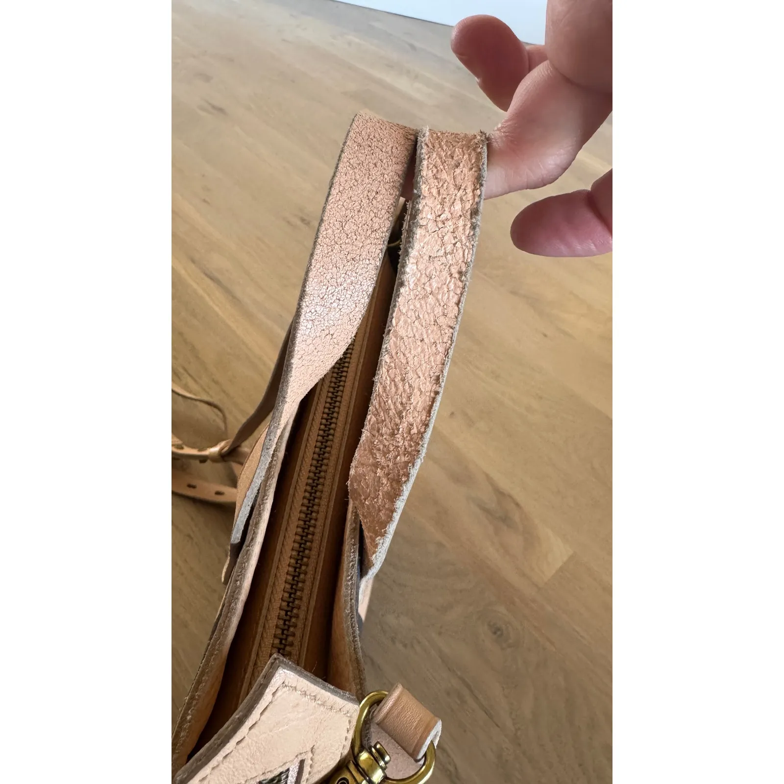 Madewell the zip-top transport crossbody gingham - Image 5