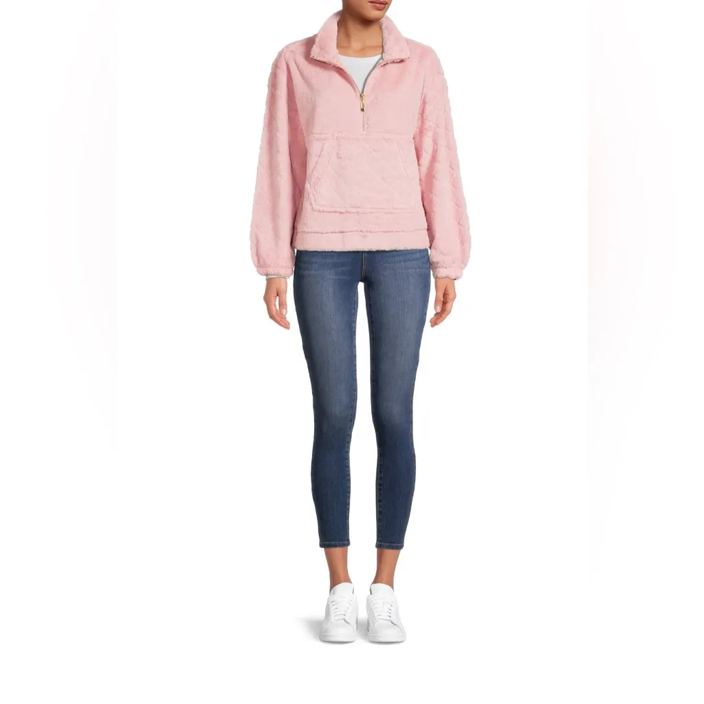 No Boundaries Blush Teddy Jacket - Image 2