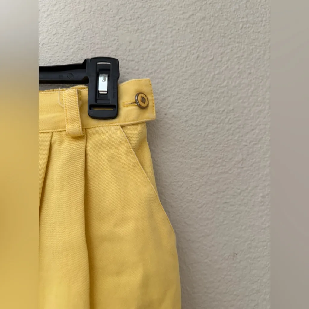 Vintage City Girl Sport Yellow High Rise Skinny Pants, Size 8 Yellow - Image 3