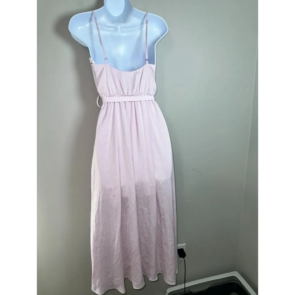 HELLO MOLLY FUEL TO MY FIRE SATIN HIGH LOW MIDI DRESS LIGHT‎ LILAC EUC SIZE XS - Image 9