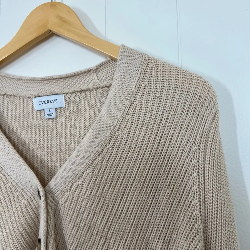 Evereve Cream Tatum Knit Cardigan - Image 3
