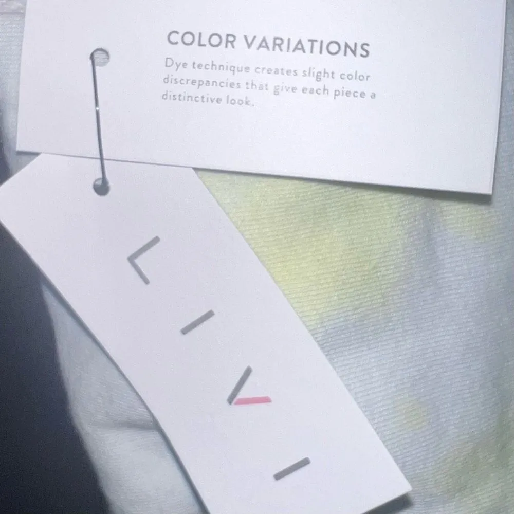 Lane Bryant Livi Activewear V-Neck Tie Dye Tunic Hoodie Sweatshirt (18/20) - Image 9