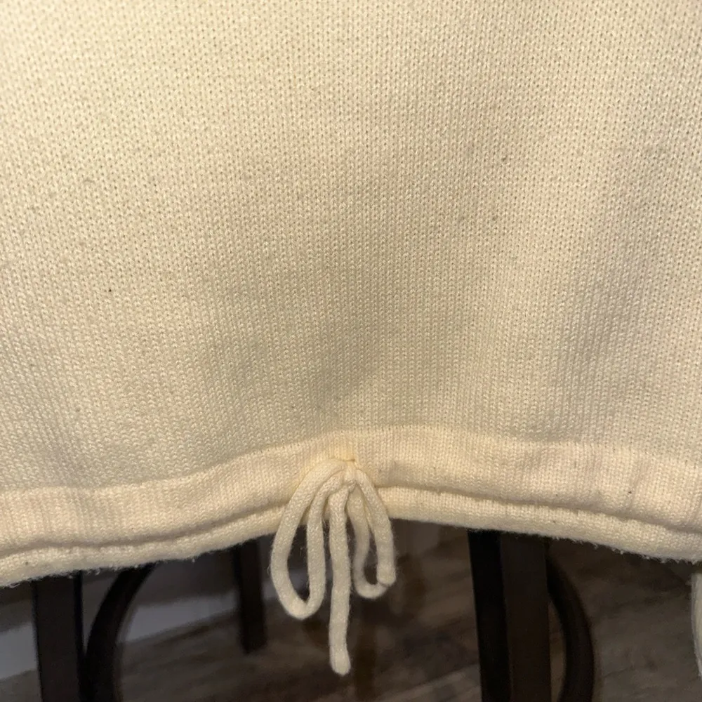 Women’s Quarter Zip Cropped Sweater - Image 2