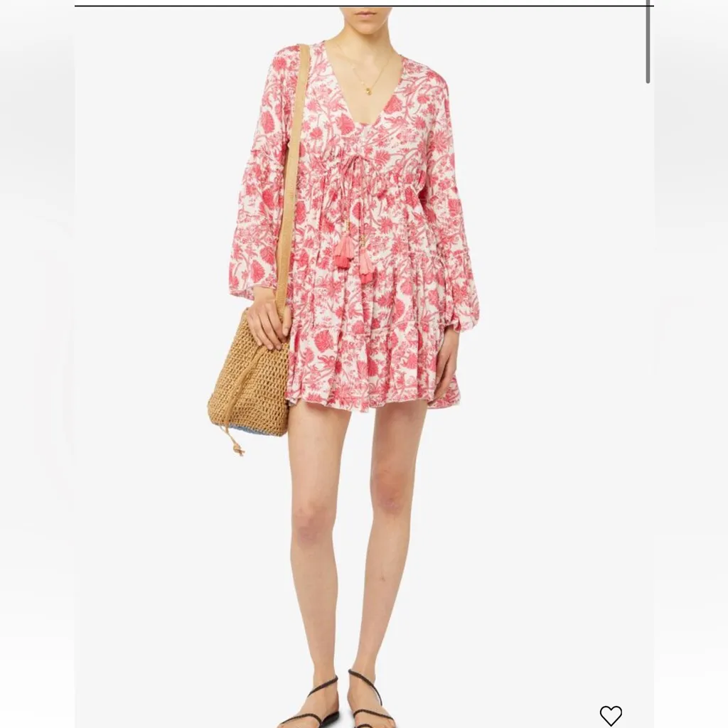 PAHIESA FORMENTERA silk dress small Pink - Image 3