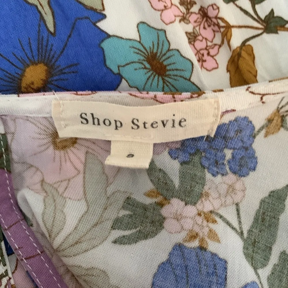 SHOP STEVIE FLORAL DRESS Sz:S Pink - Image 5