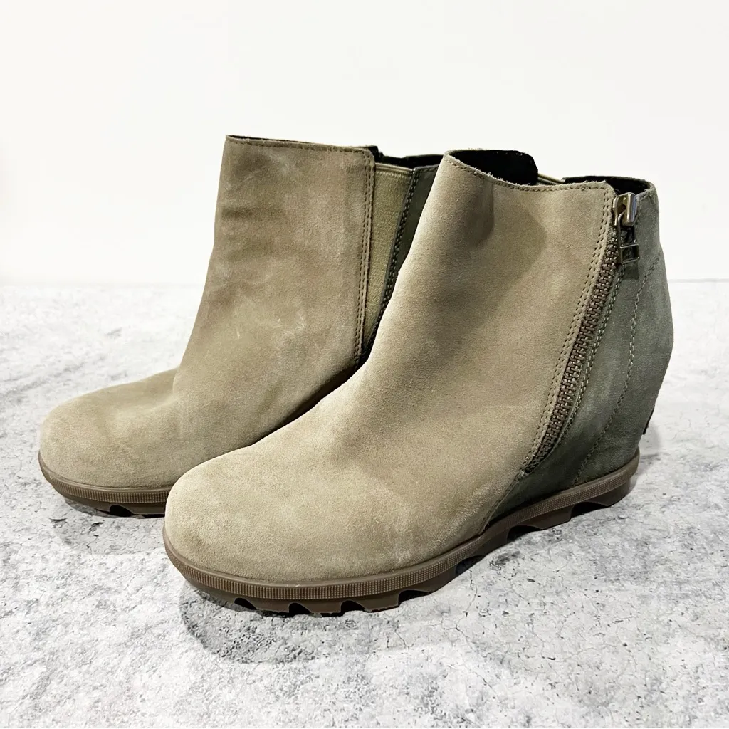 Sorel Joan of Arctic II Wedge Boots Suede Leather Bootie 8.5 - Image 2