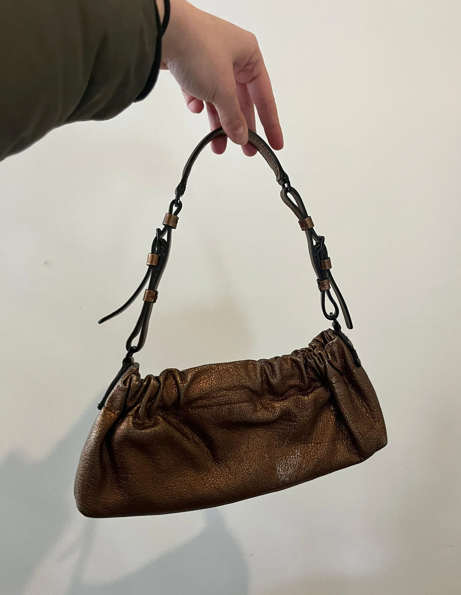 Burberry Gold Purse - Image 3