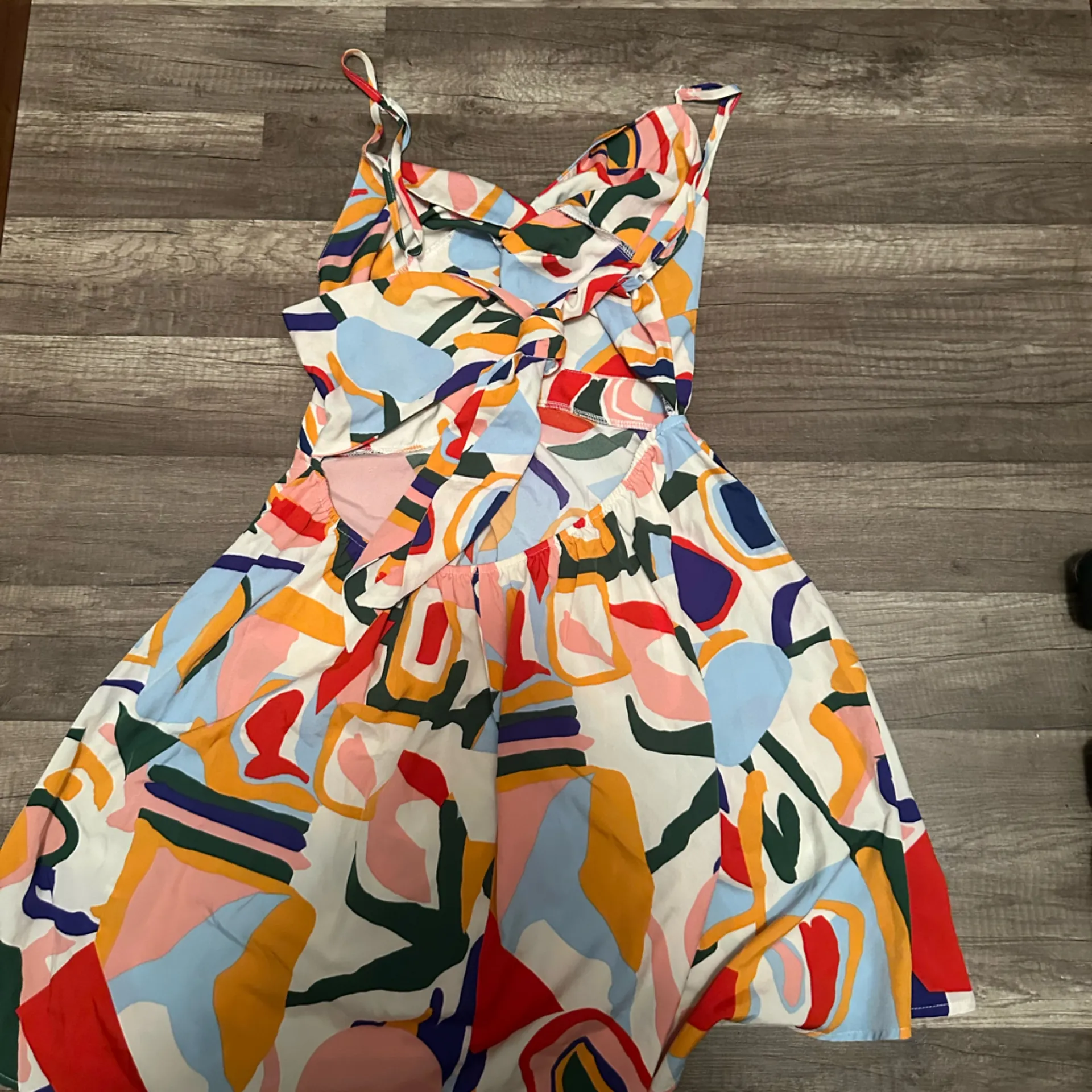 SheIn  Multicolor Abstract Mini Dress - Image 2