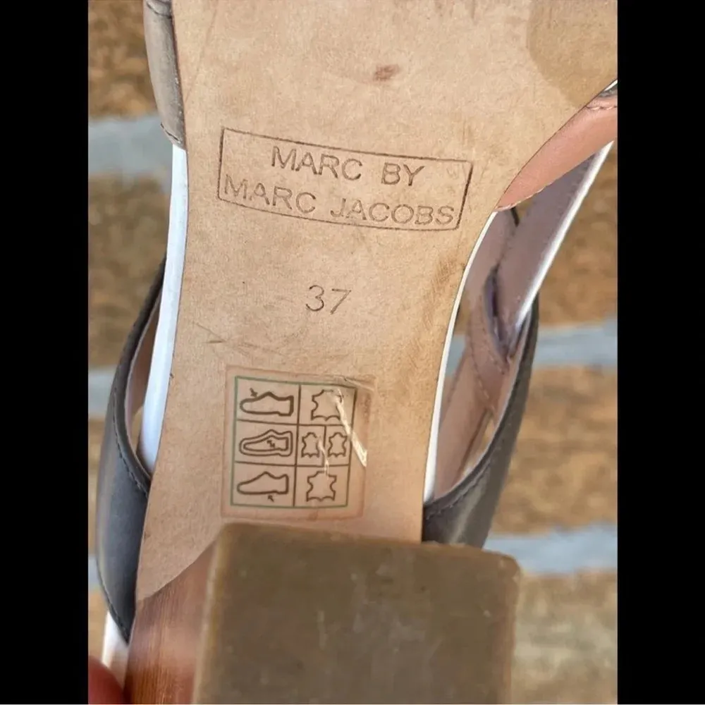 Marc by Marc Jacobs multicolored heel sandals 37/6.5 - Image 12