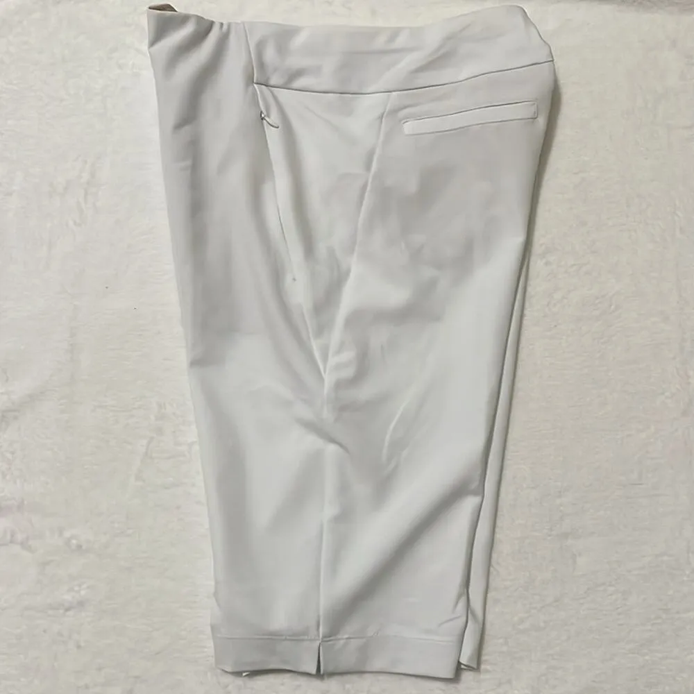 Tail Golf Shorts Womens 4 Stretch Essential White Chalk Knit Active Easy Care - Image 10