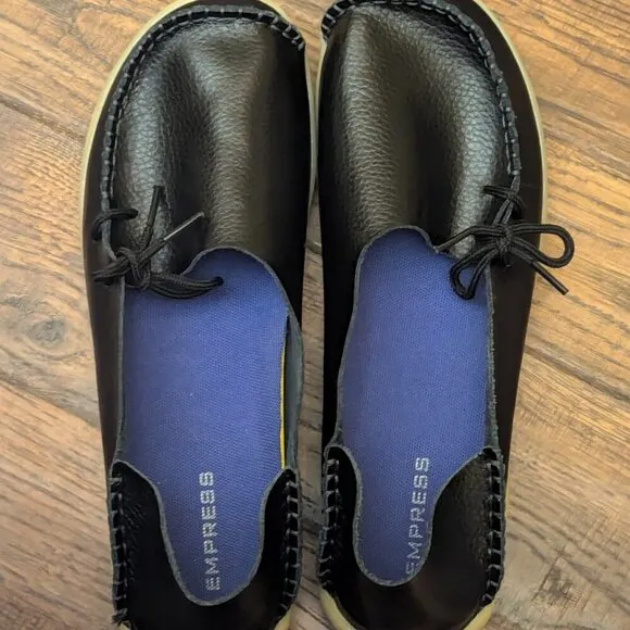 Empress Australia Black Moccasin Loafers Shoes - Image 2