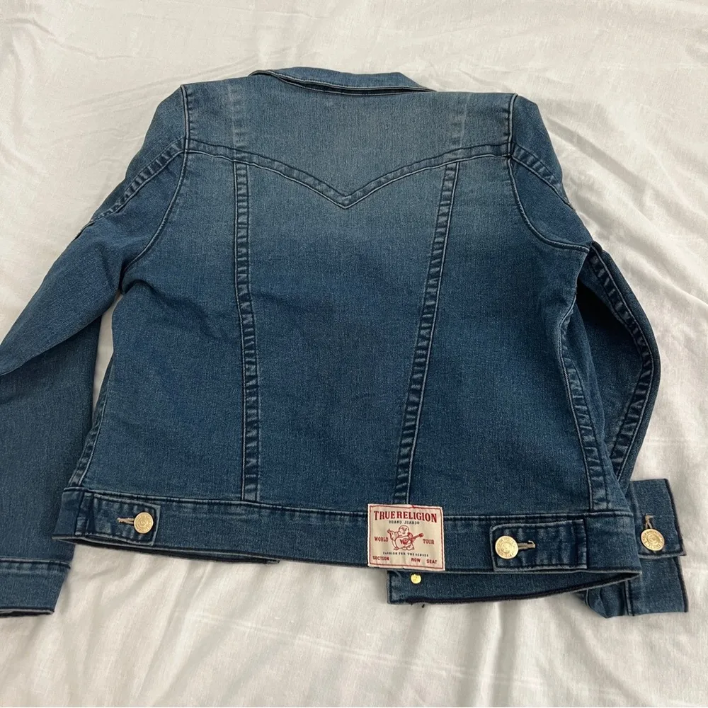 True religion Jesse Single Needle Slim Fit Denim Jacket - Image 5