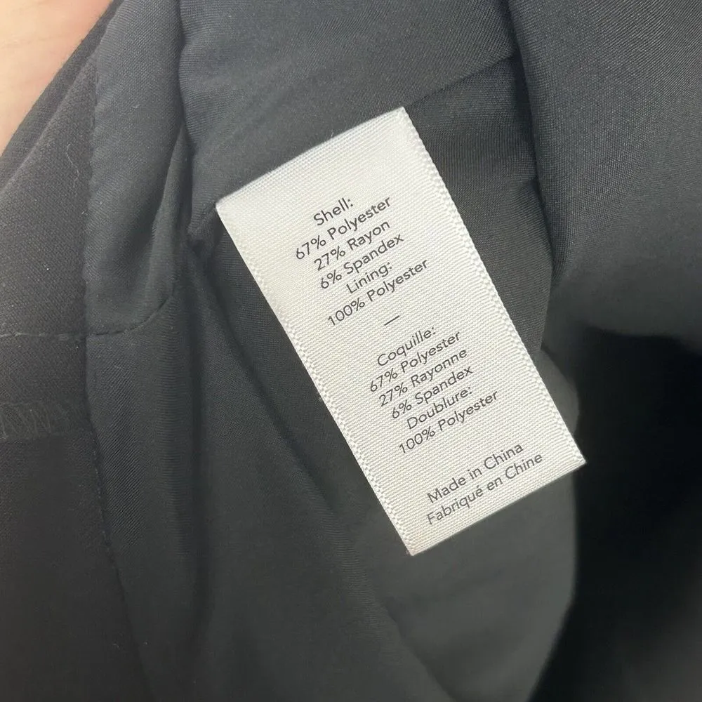 LIKELY Size 4 Prina Dress in Black Midi Party Cocktail Pleated Top Ruffle Hem - Image 8