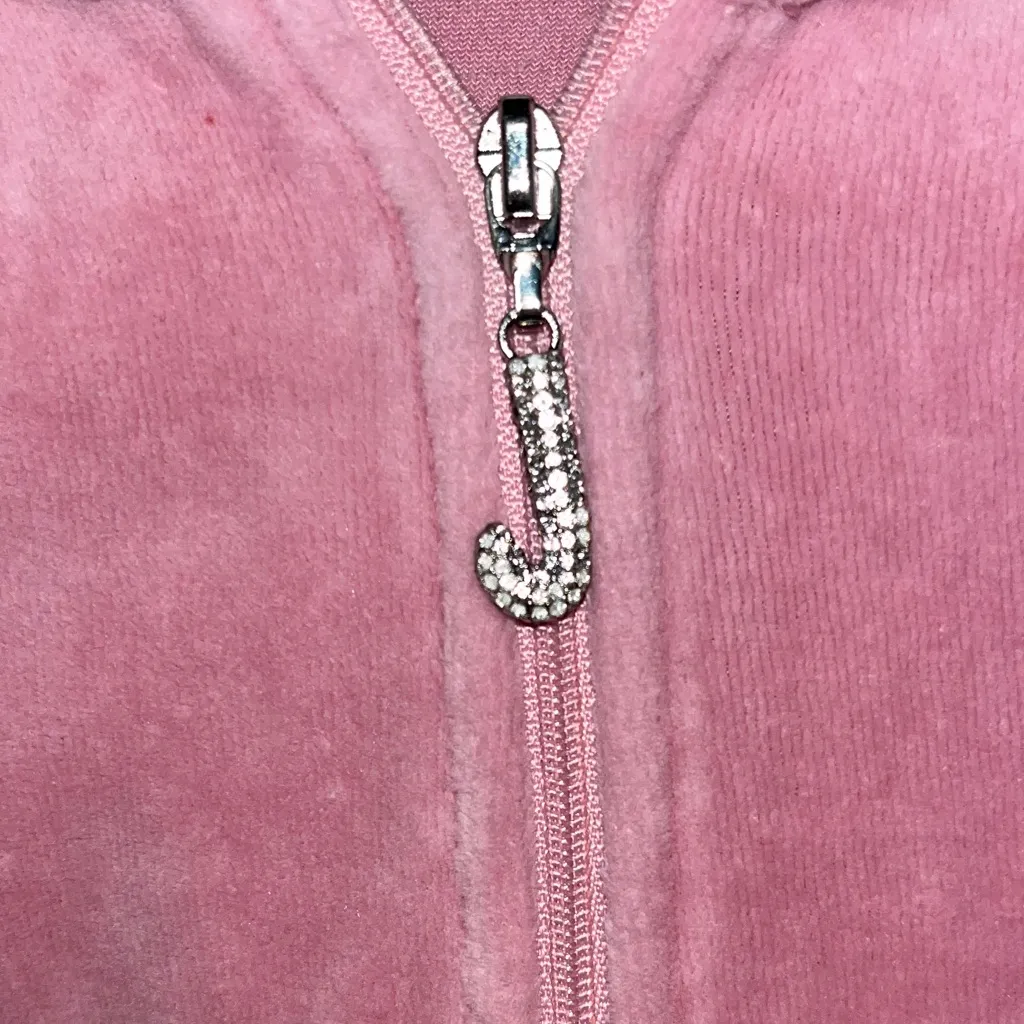 Juicy Couture  Light Pink Velour Jacket - Image 2