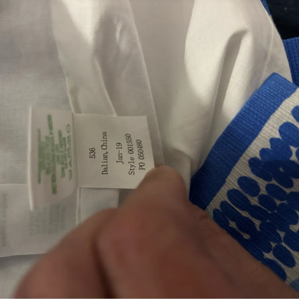 Lilly Pulitzer  Mila Stretch Shift Dress Blue Peri Turtle size4 - Image 11