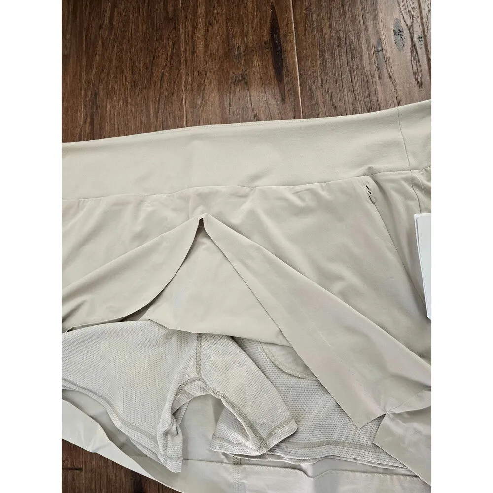 NWT Athleta Soho Skort Jupe Short mini Bone Beige Plus Size 24 active - Image 5