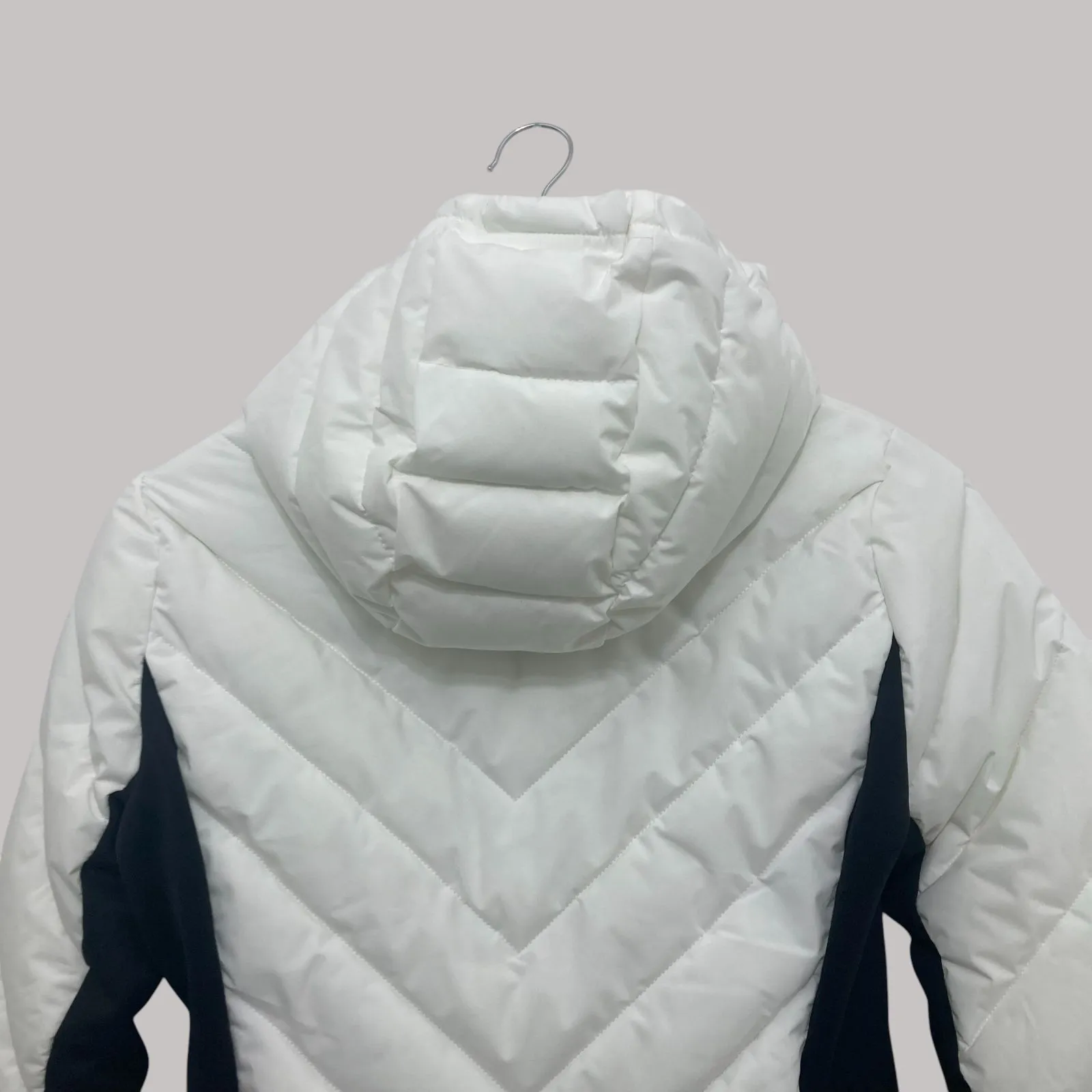 Elie Tahari White Quilted Puffer Jacket XS NWT - Image 5