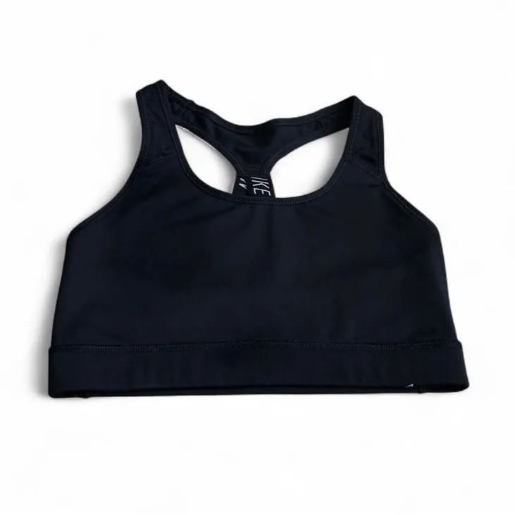 Nike Women’s Victory Dri Fit Compression Sports Bra Racerback Black Size M - Image 5