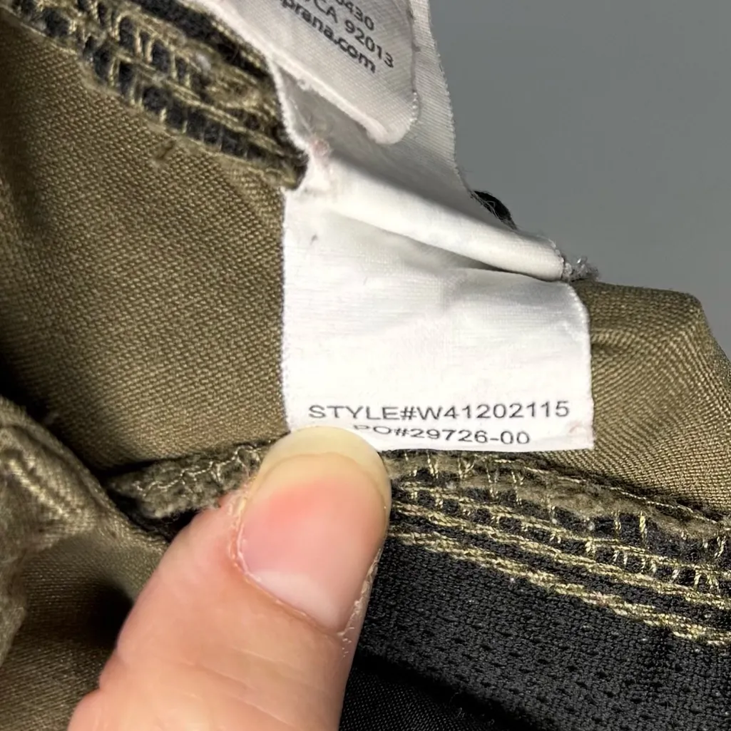 prAna Women’s Koen Cargo Pants Olive Green | 6S - Image 5