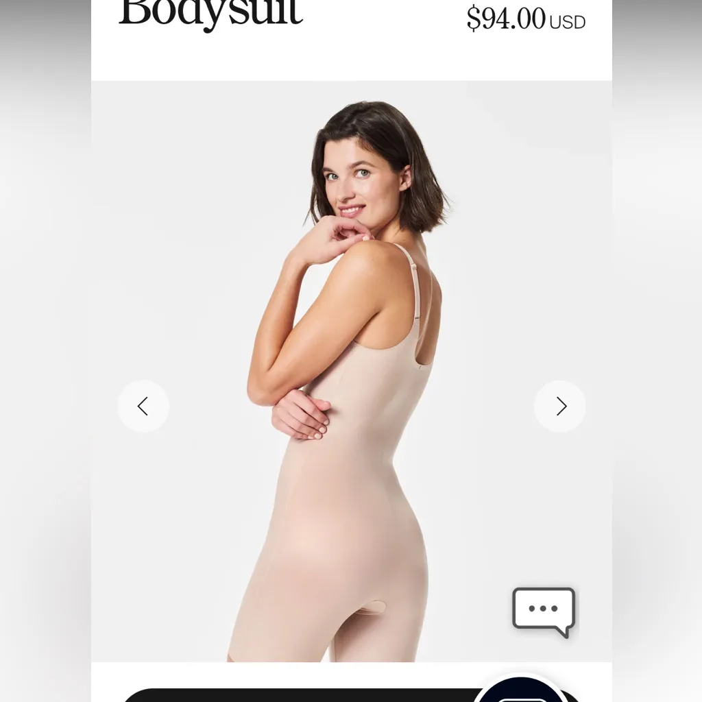 SPANX Beige Shapewear with Adjustable Straps - Image 4