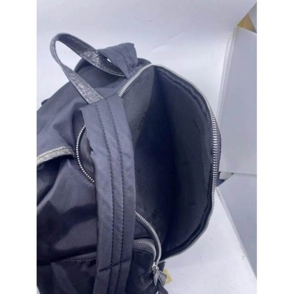MZ Wallace  Cece Moto Black Nylon Backpack - Image 5