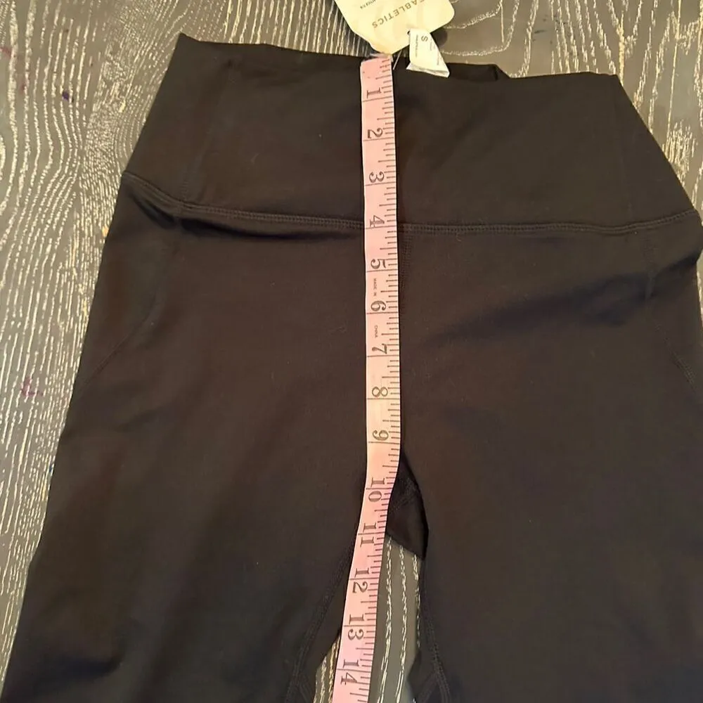 Fabletics Dynamic High-Waist Lattice Leggings Black S Gym Yoga Moisture-Wicking - Image 9