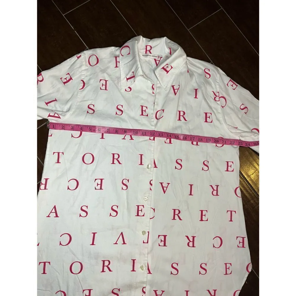 Victoria’s Secret button up night gown sz medium - Image 5