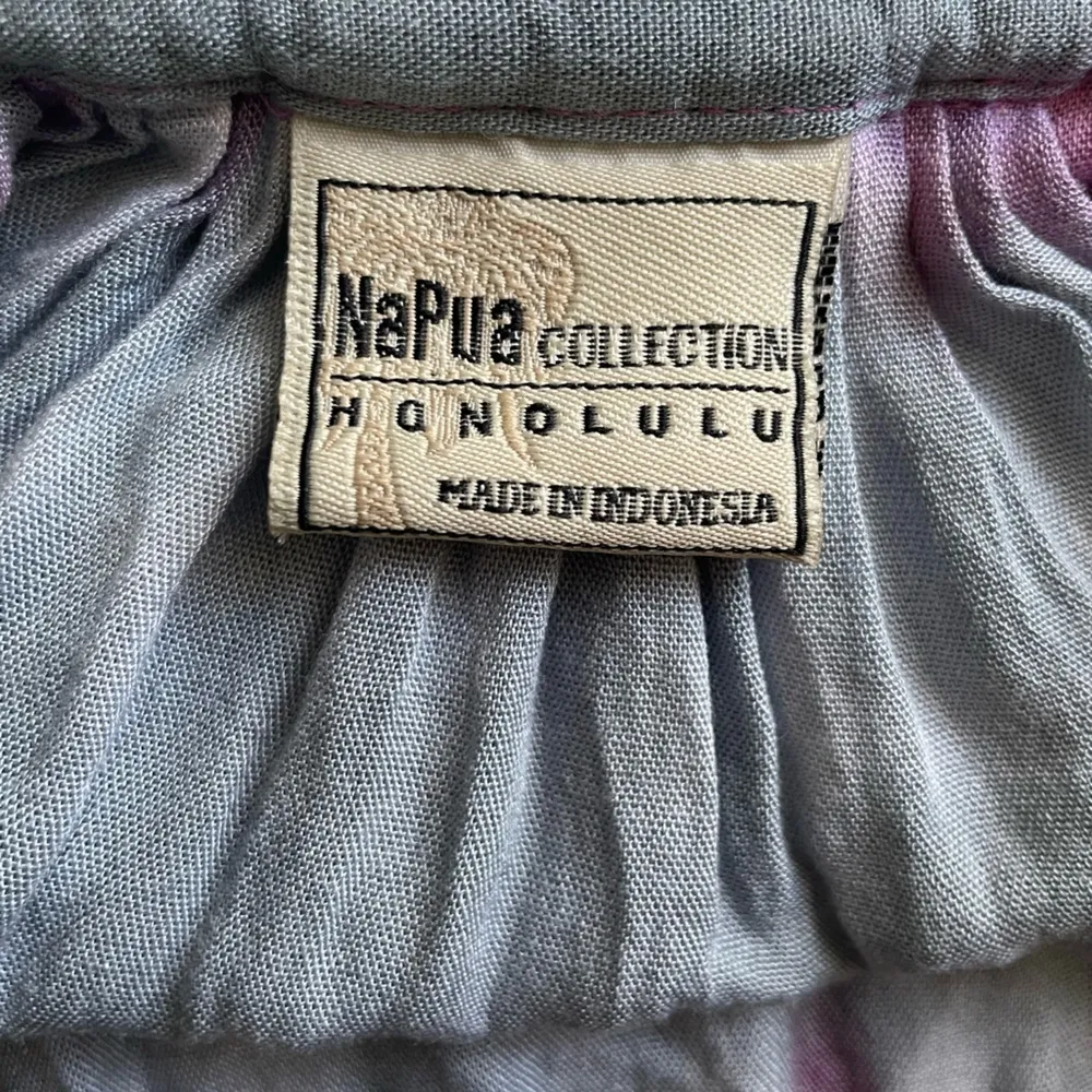 NaPua Collection Honolulu Pink and Blue Tie Dye Dress Cover Up Size M - Image 4