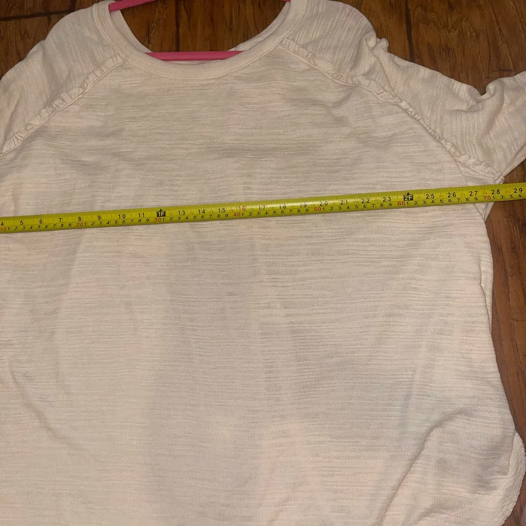 Terra & Sky Women's long sleeve top shirt with ruffles woman’s size 4X 28W 30W - Image 7