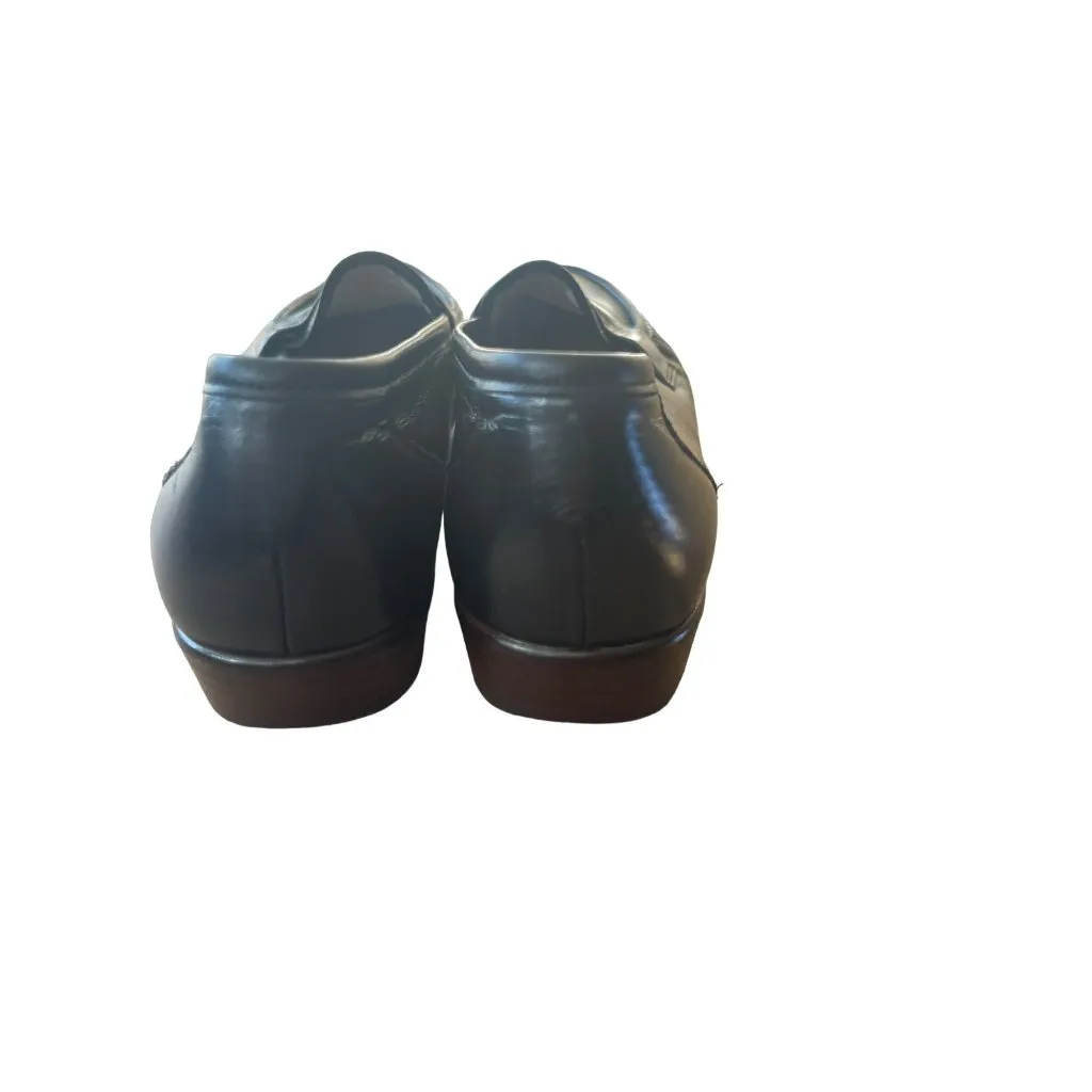 SAS Tripad Comfort Black Leather Loafers Shoes Women's 10 S 199382 Wedge Penny - Image 6